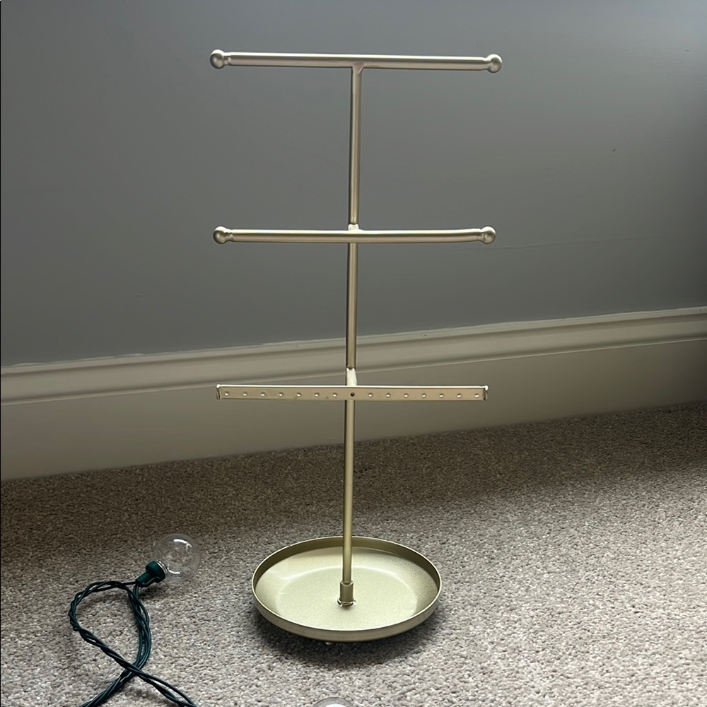 Gold Jewelry Stand